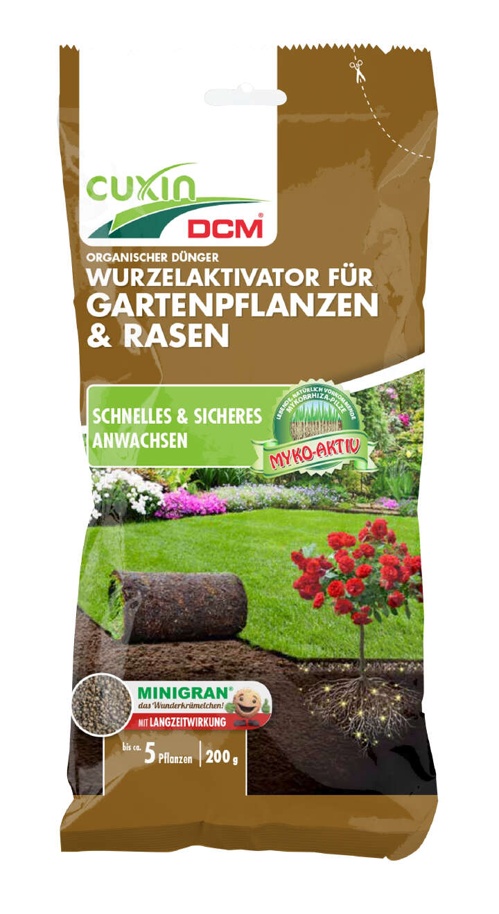 CUXIN DCM Wurzelaktivator Gartenpflanzen+Rasen